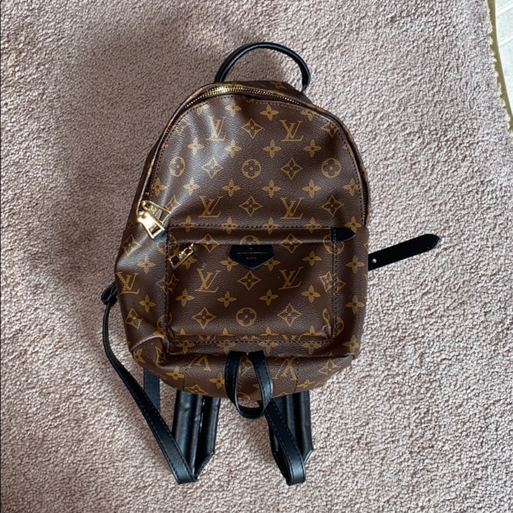 Brown L V Backpack